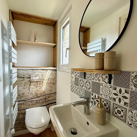 מלון דירות Prima Boddenblick -stellplaetze-schlaffaesser-tiny In Ostsee Naehe