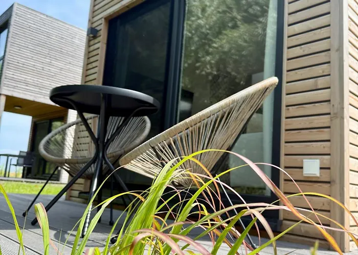 Prima Boddenblick -stellplaetze-schlaffaesser-tiny In Ostsee Naehe Hotel apartamentowy